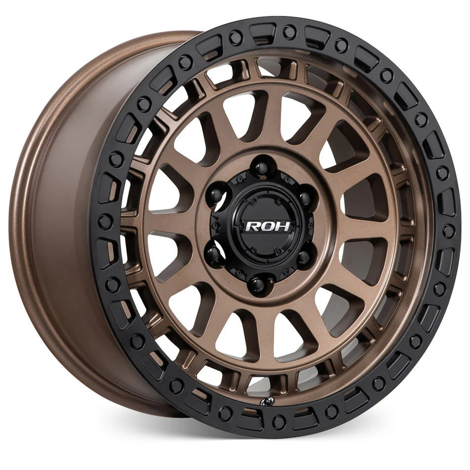 ROH ALLOY ASSAULT - MATT BRONZE, MATT BLACK LIP 17x9 / 6x139.7 / 12 Offset