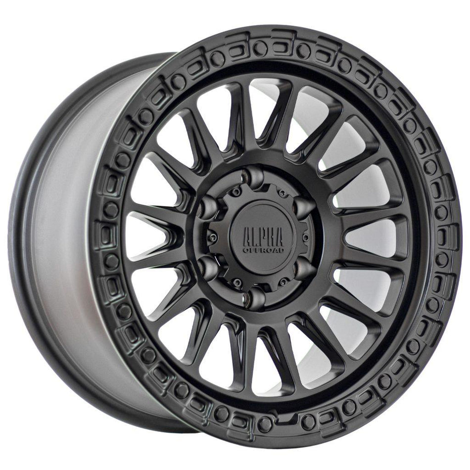 ALPHA COMBAT - MATT BLACK 17x9 / 6x139.7  0 Offset