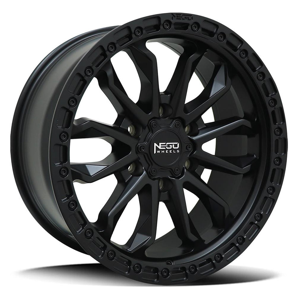 NEGU NO9 17x8.5 / 6x139.7 / 0 SATIN BLACK