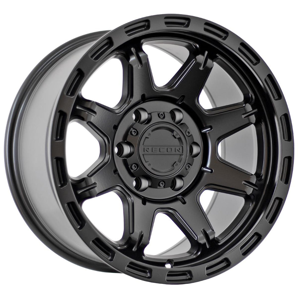 RECON CANNON - MATT BLACK 17x9 / 6x139.7 +0 Offset