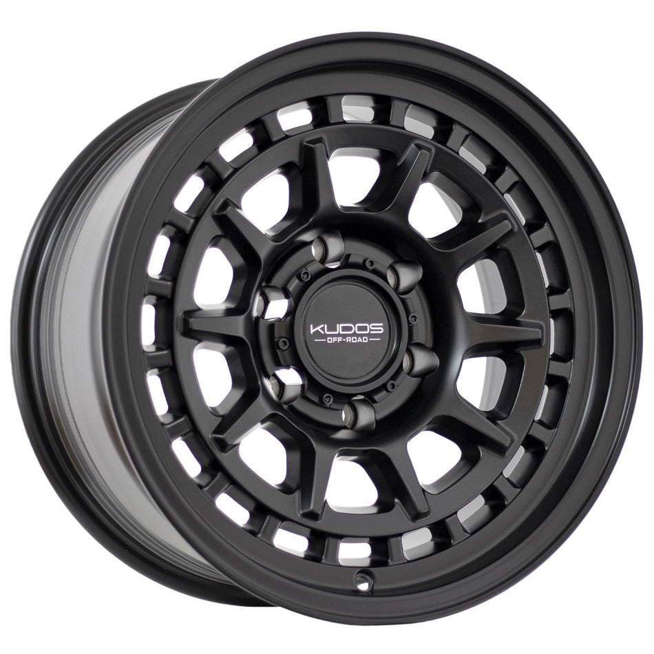 KUDOS BONES - MATT BLACK 17x9 / 6x139.7 0 Offset