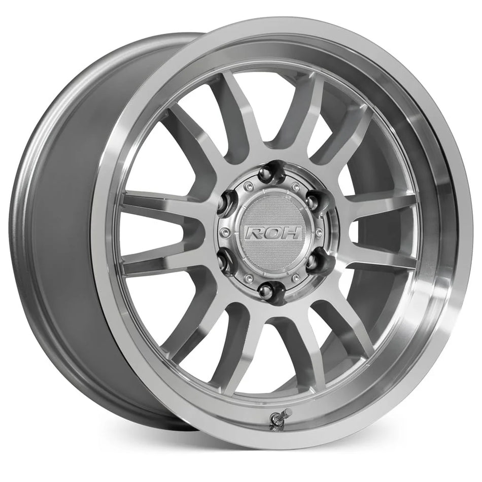 ROH ARC - SILVER WITH MACHINED FACE 17x9 / 6x139.7 / 12 Offset