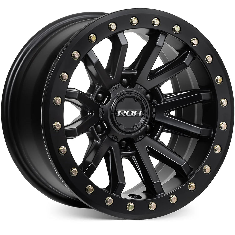 ROH ZULLO - MATT BLACK 17x9 / 6x139.7 / 0 Offset