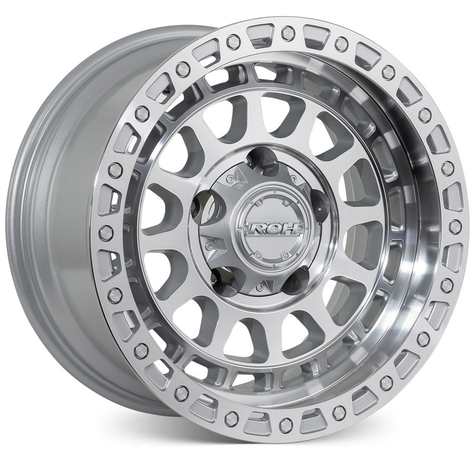 ROH ALLOY ASSAULT - SILVER WITH MACHINED FINISH 17x9 / 6x139.7 / +12 Offset