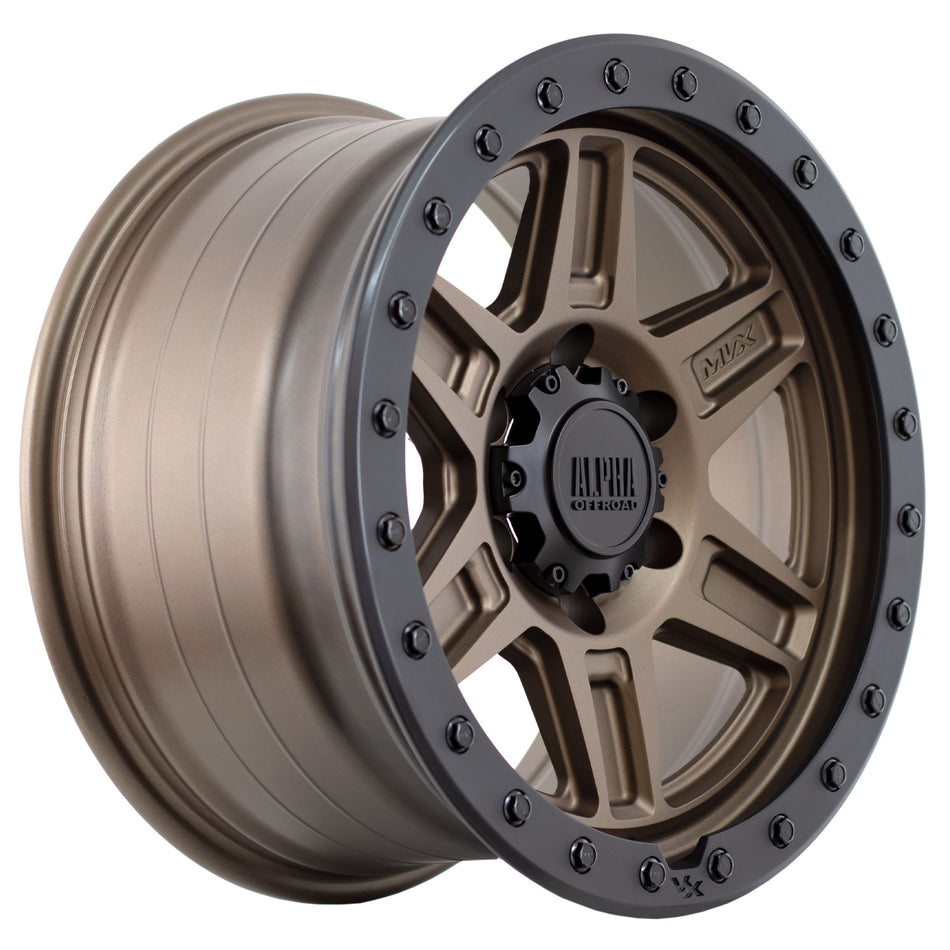 ALPHA CONTRA - MATT BRONZE BLACK LIP (18 +15 6139)