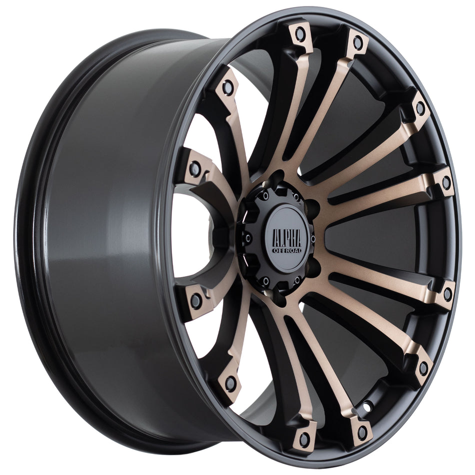 ALPHA MAVERICK- MATT BLACK DARK BRONZE TINT (20 +10 6139)