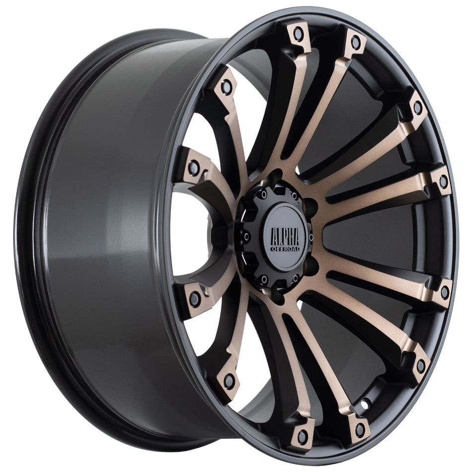 ALPHA MAVERICK- MATT BLACK DARK BRONZE TINT (18 +15 6139)