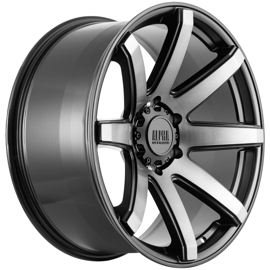 ALPHA NOMAD - MATT BLACK DARK GREY TINT (20 +10 6139)
