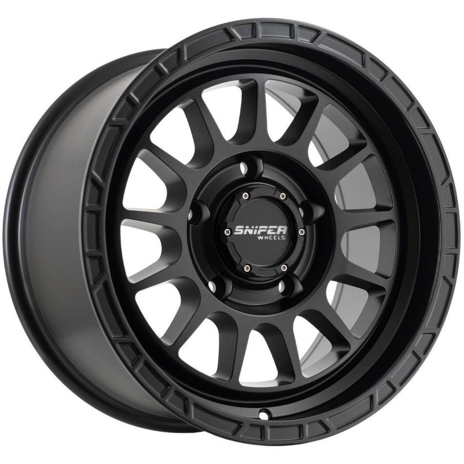 SNIPER BALLISTIC - MATT BLACK 17x9 / 6x139.7 / +15 Offset