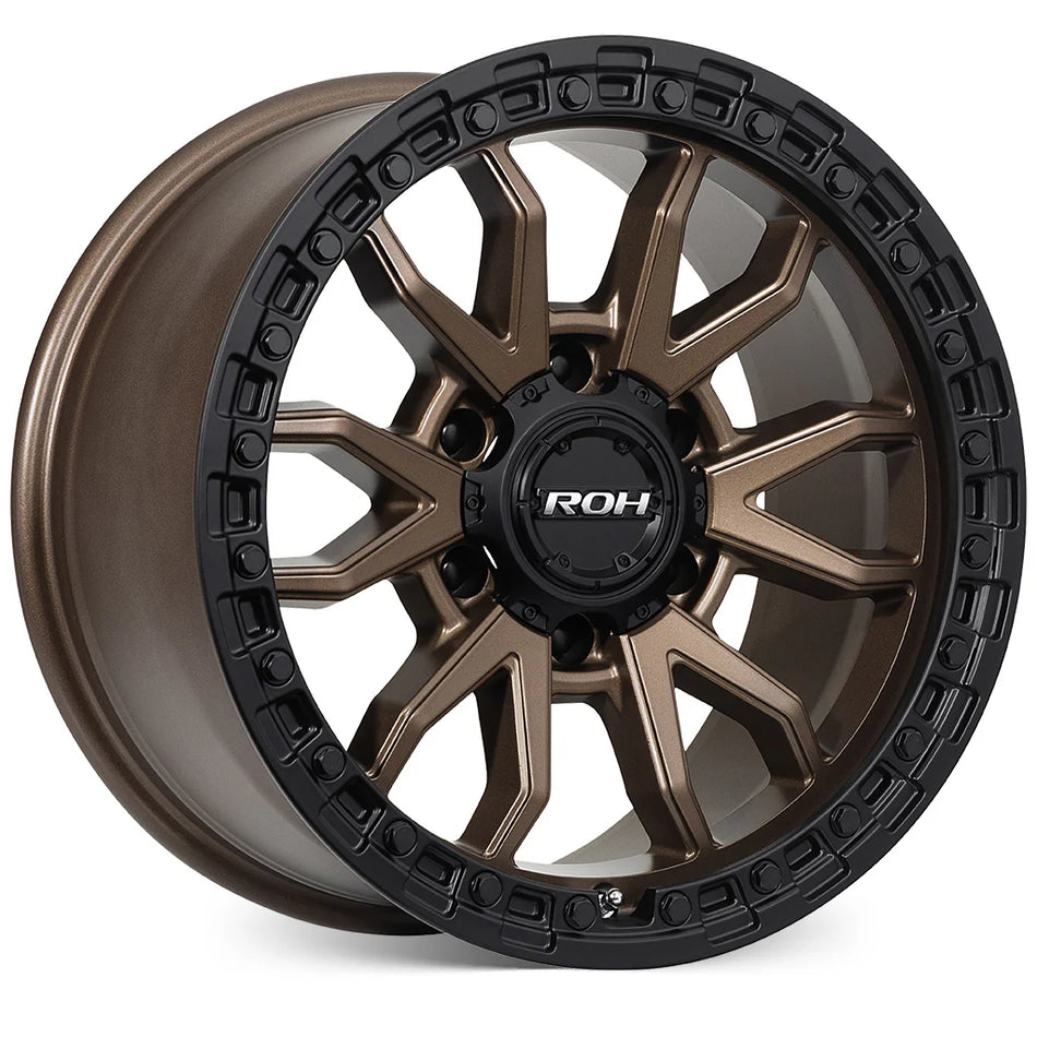 ROH RAID - MATT BRONZE, BLACK LIP 17x9 / 6x139.7 / 35 Offset