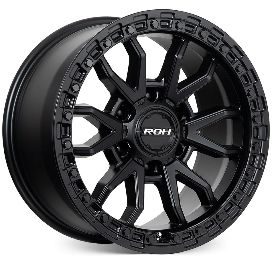 ROH RAID - MATT BLACK 17x9 / 6x139.7 / 25 Offset