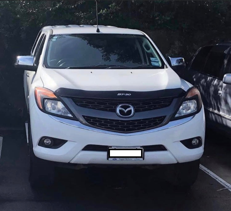 BONNET GUARD - BT50 Installed on Ute front view